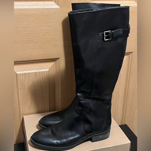 Sam Edelman Patton 2 Riding Boots Black Leather
Side Zip Buckle - Picture 11 of 15